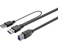 Kabelis USB VivoLink 2x USB-A - USB-B 7 m Juodas (USB 3.0 ACTIVE CABLE A MALE -)