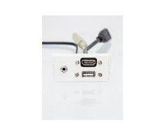 VivoLink HDMI sieninis skydelis + USB- A + garso (WI221281)
