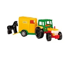 WADER 35001 spalvoti automobiliai - traktorius su priekaba