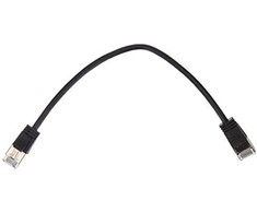 Wantec Wantec Extra dünnesCat.7 RohCable SSTP Komutacinis kabelis - 0,2 m - Cat.7 RohCable - S/FTP (S- STP) - RJ- 45 - RJ- 45 - juodas (7198)
