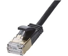 Wantec Wantec Extra dünnesCat.7 RohCable SSTP Komutacinis kabelis - 0,2 m - Cat.7 RohCable - S/FTP (S- STP) - RJ- 45 - RJ- 45 - juodas (7198)