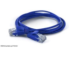 Wantec Wantec wW Komutacinis kabelis CAT6A (about 2,8mm) UTP mėlynas 1,50m (7244)