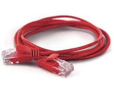 Wantec Wantec 7271 U/UTP (UTP) raudonas 1 m Cat6a tinklo kabelis (7271)