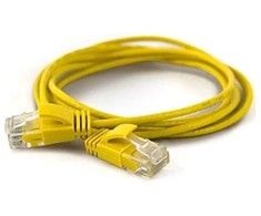 Wantec Wantec prie Patch kabelio CAT6Arand 2, 8 mm UTP geltona 0,50 m - Tinklo pataisos kabelis - 0,5 m - Cat6A - U / UTP (UTP) - RJ-45 - RJ-45 - geltona (7284)