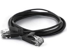 Wantec wW patch kabelis CAT6A (rand 2,8 mm) UTP juodas 1,50 m (7314)