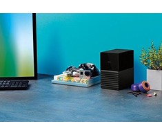 Kietasis diskas „Western Digital My Book Duo“ 16 TB RAID saugykla su dviem diskais, RAID 0/1, JB0D, USB3.1, RTL