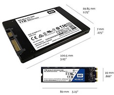 Sandisk SMD WD Mėlyna 250GB M.2 2280 SATA III (WD S250G1B0B)