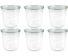 Jata WECK formų stiklainis 580 ml 6 vnt