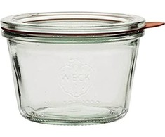Jata WECK Stiklainis su dangteliu 0,25 l, 4 vnt. rinkinys
