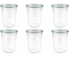Weck Formavimo indelis 850 ml su dangteliu – 6 vnt. pakuotėje