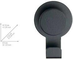 Bathroom hanger BLANDAS juodas mat, Wenko