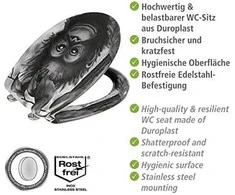 Tualeto sėdynė MONKEY, universali - Duroplast, WENKO