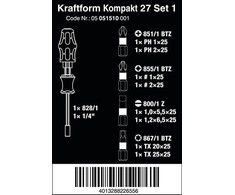 Įrankių rinkinys Wera Rinkinys KRAFTFORM KOMPAKT 27, SET 1, 7CZ (1 KPL)