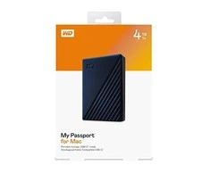 Kietasis diskas Western Digital My Passport for MAC 4TB Mėlyna