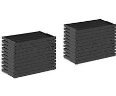 Wiesenfield Plastikinis bičių rėmas su gyvatėmis 483 x 232 mm - 20 vnt