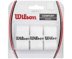 Teniso Raketės Apvija Wilson Profile Overgrip 3vnt Baltos