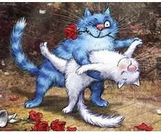 Wizardi Deimantinis paveikslas CaTango WD261 50*40 cm