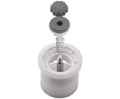 WMF 06 6730 6030 Elektrinis pipirų malūnas, Korpuso medžiaga Akrilas, Nerūdijantis s, AAA 1,5 V, Indaplovė seifas, Metalas