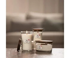WoodWick Aromatinė žvakė (White Teak), 453,6 g