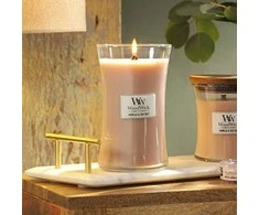 WoodWick Aromatinė žvakė (Vanilla &amp; Sea Salt), 609,5 g
