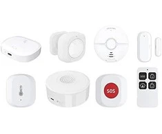 Išmanioji bevielė ZigBee TUYA patalpos apsaugos sistema R7073, WOOX