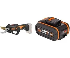 WORX Akumuliatorinis sekatorius WG330E.9 be akumuliatoriaus ir kroviklio