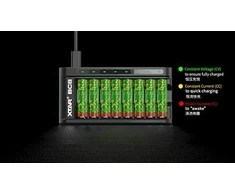 Xtar 8 x Ni-MH ir 1,5V Li-ion AA/AAA akumuliatorių kroviklis BC8