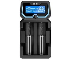Baterijų įkroviklis XTAR X2 18650 AA AAA elementam ni-MH li-ion