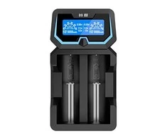 Baterijų įkroviklis XTAR X2 18650 AA AAA elementam ni-MH li-ion