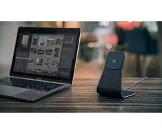 Xvidia XVIDA Fast Charging Desk Stand - Inductive įkroviklis for Samsung Quick Charge 2.0 juodos spalvos