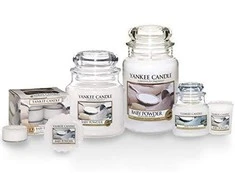 Yankee Candle Baby Powder kvapioji žvakė unisex, 411 g