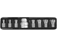 YATO KOŃCÓWKI RIBE 8elem. M5-M14 + ADAPTER 0418