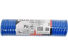 YATO PRZEWÓD / WĄŻ pneumatinis SPIRALNY 5,5mm x 8mm x 5m POLIURETANOWY