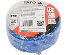 YATO PVC sustiprinta pneumatinė žarna 10 mm x 10 m