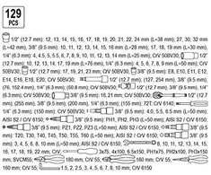 YATO Rinkinys NARZĘDZI 129 vnt. 1/2" / 3/8" / 1/4" XXL 38881