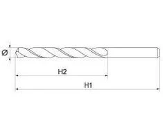 Grąžtas YATO grąžtai DO METALU KOBALTOWE 8,0mm 4080