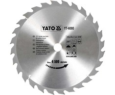 YATO WIDI diskinis pjūklas 350x30 mm 28 dantukų 6080