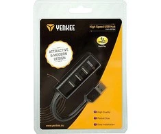 HUB USB Yenkee YHB 4001BK 4x USB-A 2.0 (45007826)