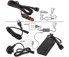 Yolco BCX30 Pilkas fridge Portable (placement) 28 L F Juodas, Pilkas