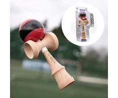 Yoyo Žaislas Kendama, medinis/raudonas