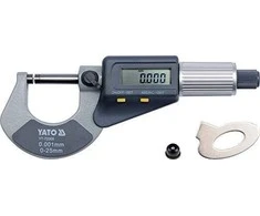 Mikrometras su skaitmeniniu ekranu Yato YT-72305 - 0-25mm