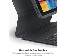 ZAGG Keyboard Pro Keys dėklas iPad 10.2" su klaviatūra - juodas