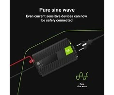 Green Cell Žalias Cell Inverteris 24V/230V 500W/1000W Sinusinė išėjimo įtampa Žalias Cell