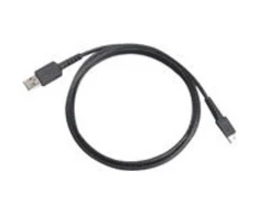Zebra „Motorola“ mikro USB sinchronizavimo laidas, juodas