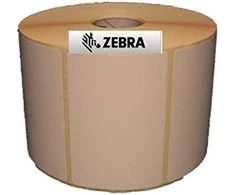 Zebra Etiketė, Popierinis, 38x25mm; Terminis pernešimas, Z-Perform 1000T, nepadengtas, nuolatiniai klijai, 25 mm šerdis