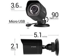 Zmodo ZMODO ZS-2004-B-1TB IP kamera