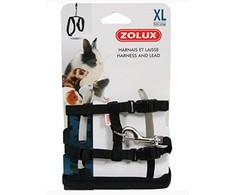 Zolux Braškės ir pavadėliai triušio XL col. juoda
