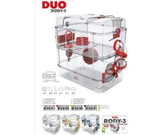 Graužikų Narvas - Zolux Rody3 Duo, Mėlynas