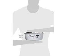 Zolux Bowl Inox HAPPY 2,65 l col. baltieji