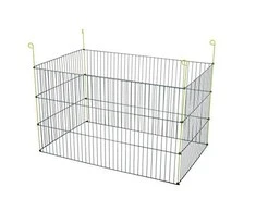 Zolux Metalo sodyba, stačiakampio formos graužikams pilka 101x60x61